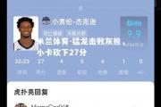 米兰体育-猛龙击败灰熊，小卡砍下27分